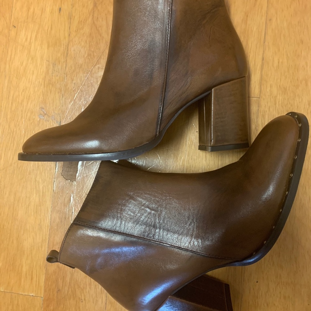 Eric Michael Greenly Cognac Ankle Boots
